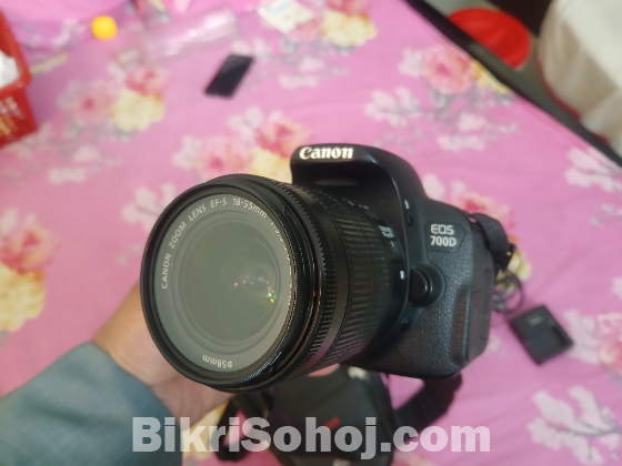 Canon 700D with 18-55 kit lense